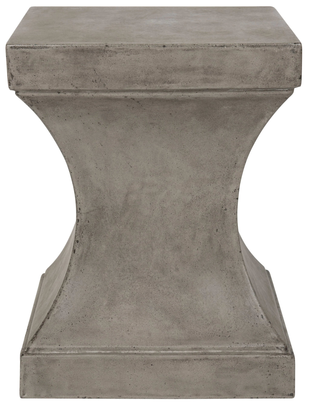 Safavieh Curby Outdoor Modern Concrete Accent Table - Dark Grey