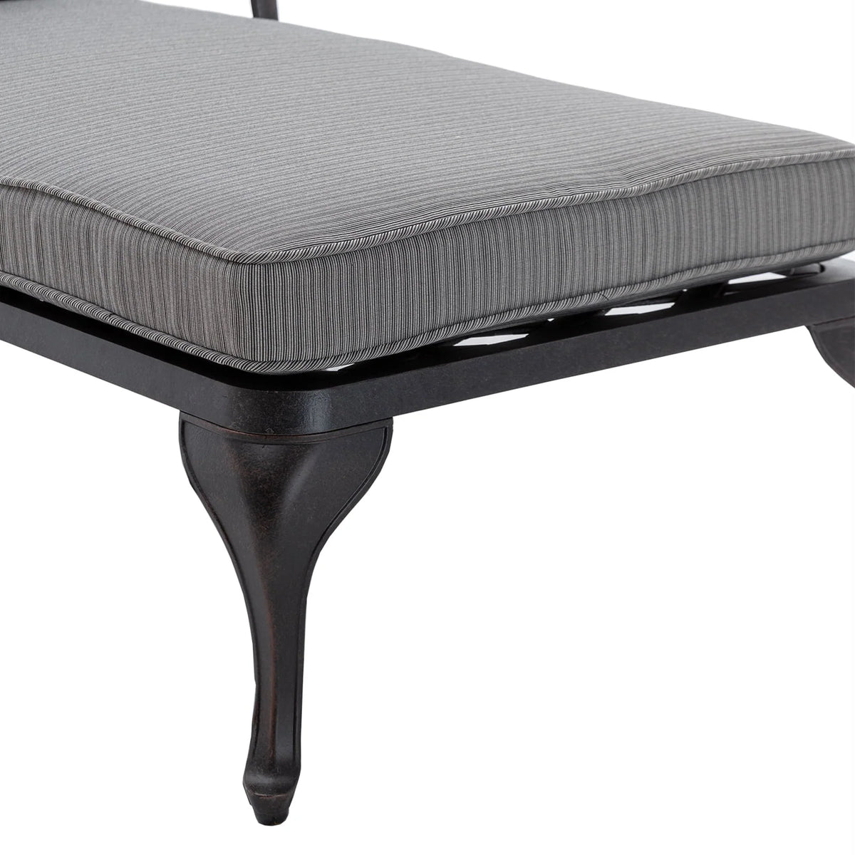 Homefun Aluminum Weatherproof Outdoor Chaise Lounge, Antique Bronze