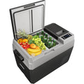 M optimized 12 Volt Smart Refrigerator for Car 31QT Portable Electric Cooler with Dual Zone and Wheels Long-Lasting Car Fridge for Travel
