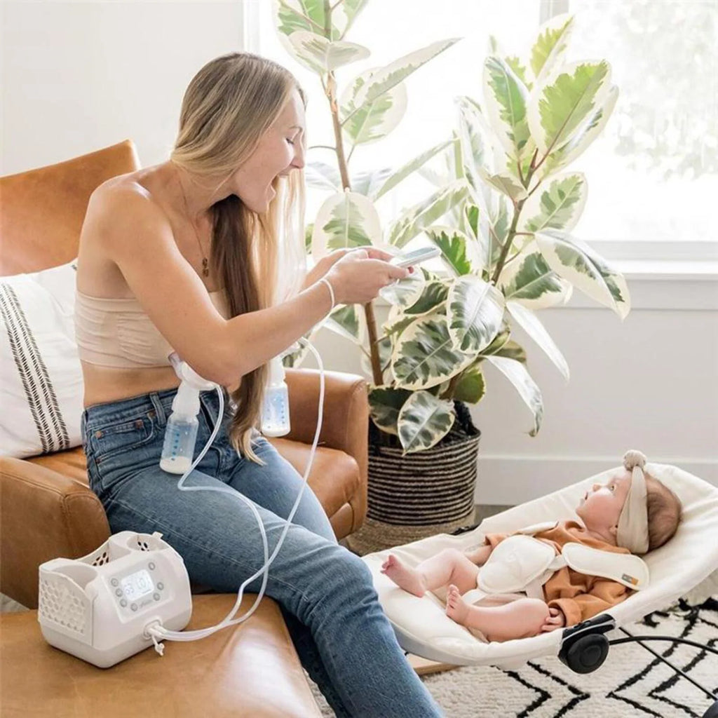 Dr. Brown-s Custom Flow Hospital Strength Double Electric Breast Pump with Adjustable Settings