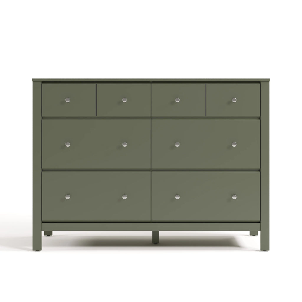 Storkcraft Horizon 6 Drawer Nursery Double Dresser, Driftwood