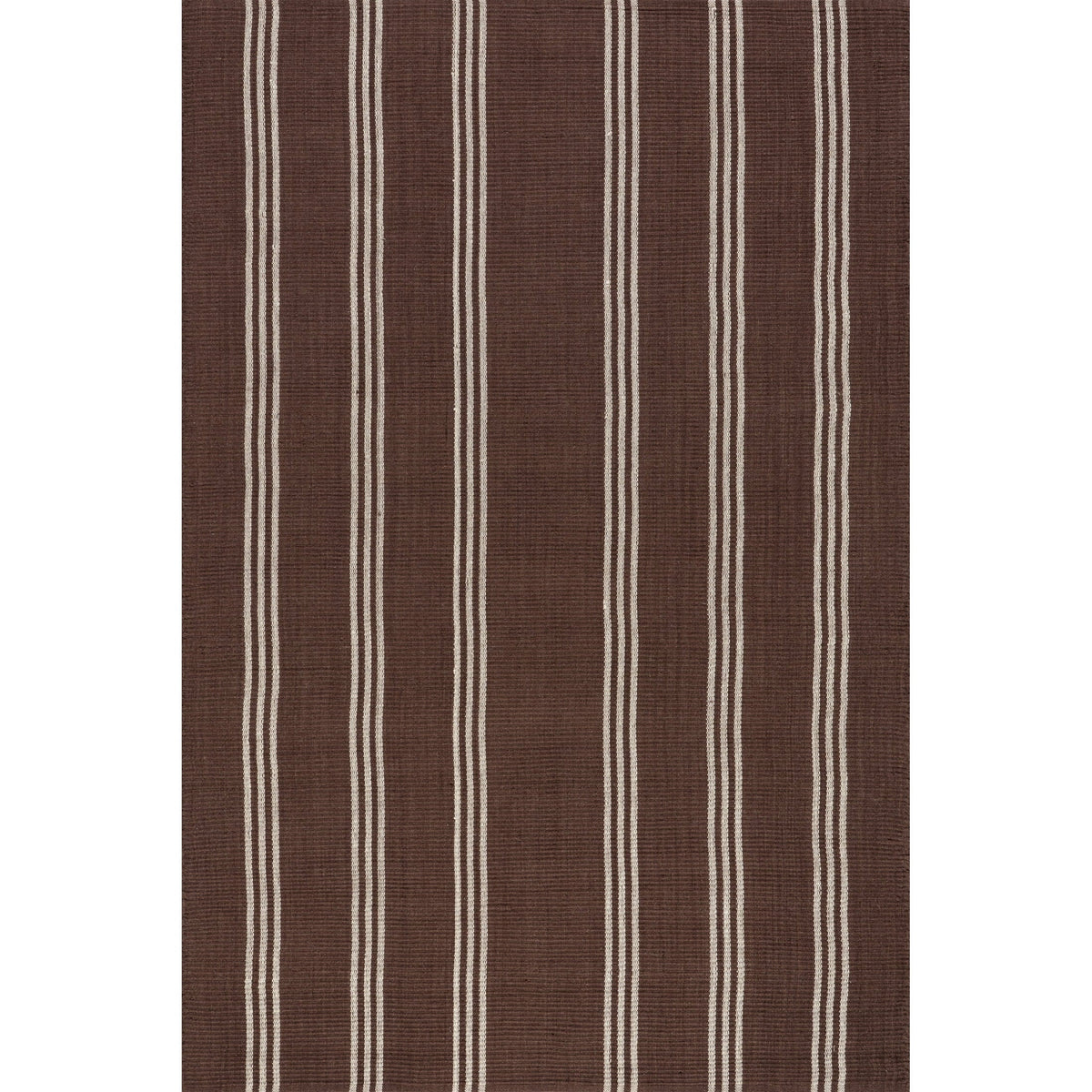 Rugs USA Hawthorn Striped Wool Area Rug, 4' x 6', Hawthorn Ivory