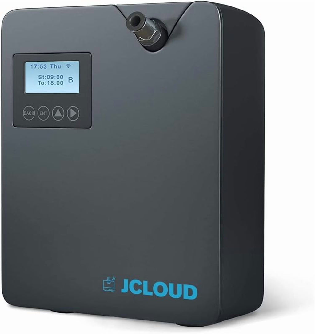JCLOUD Smart Scent Air Machine with Cold Air Tech for Home, Professional Waterless Essential Oil Diffuser 300ML, HVAC Scent Diffuser for Essential Oils for Large Room, Office, Spa, Black