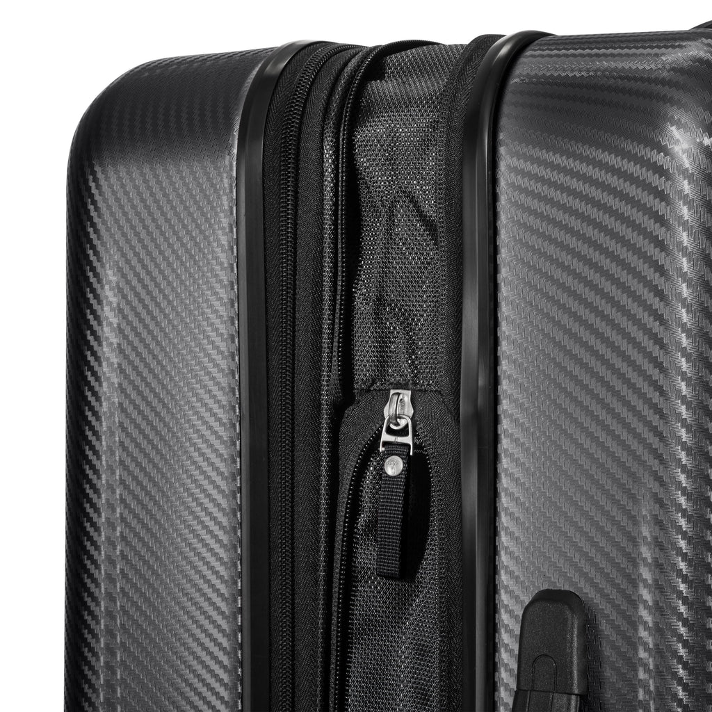 Ricardo Beverly Hills Anchor Bay Hardside 29" Expandable Checked Spinner Luggage, Charcoal