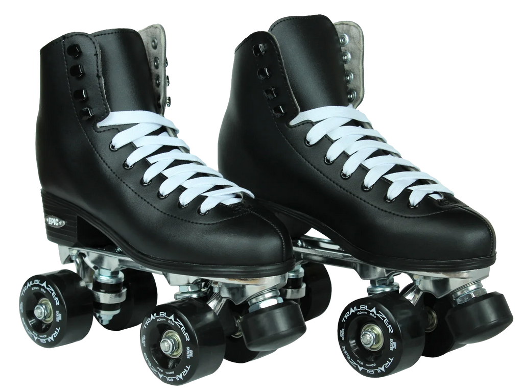 Epic Classic Black Quad Roller Skates