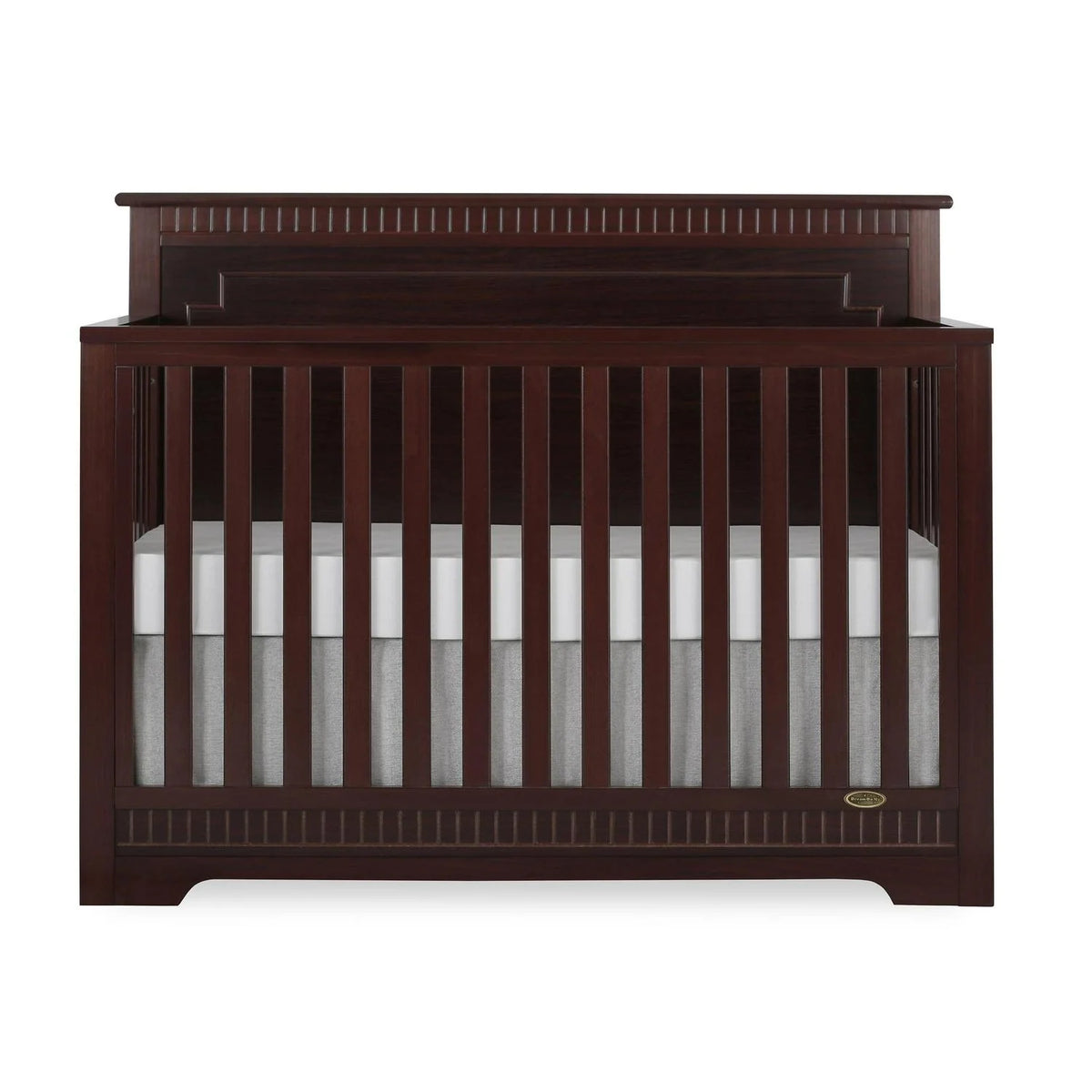 Dream On Me Morgan 5-in-1 Convertible Crib. Cherry