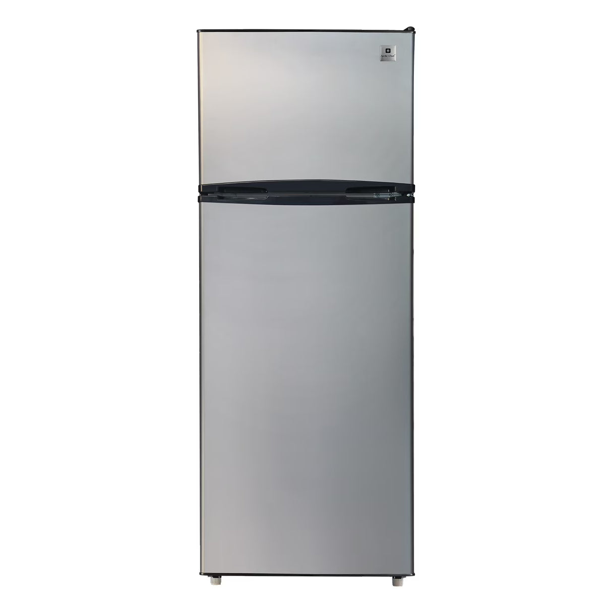 ARCTIC CHEF 7.2 Cu. Ft. Top Freezer Refrigerator in Platinum