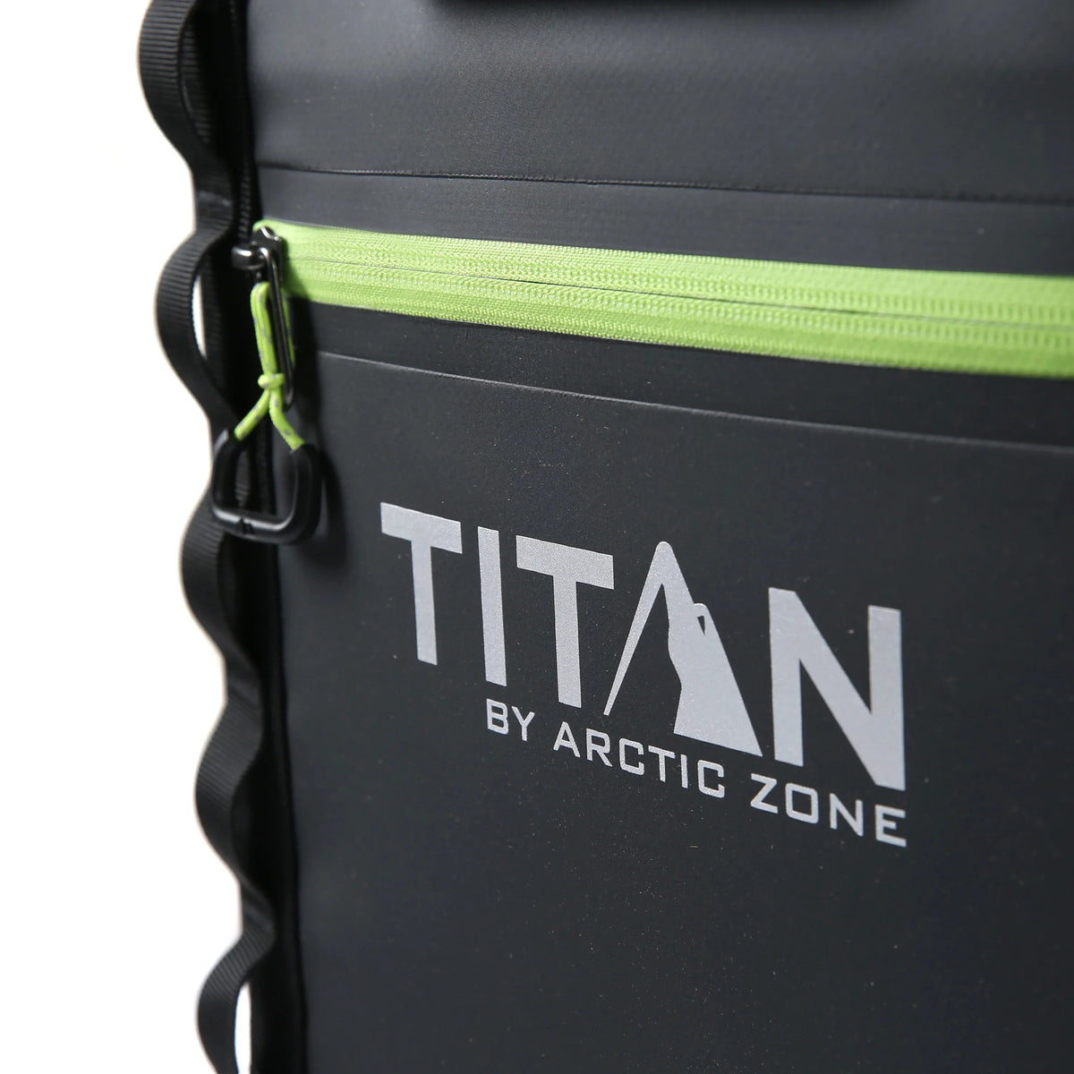 Titan by Arctic Zone 36 Can, 24 Quart Welded Soft Cooler with Waterproof Exterior & Leak Proof Latch, Black