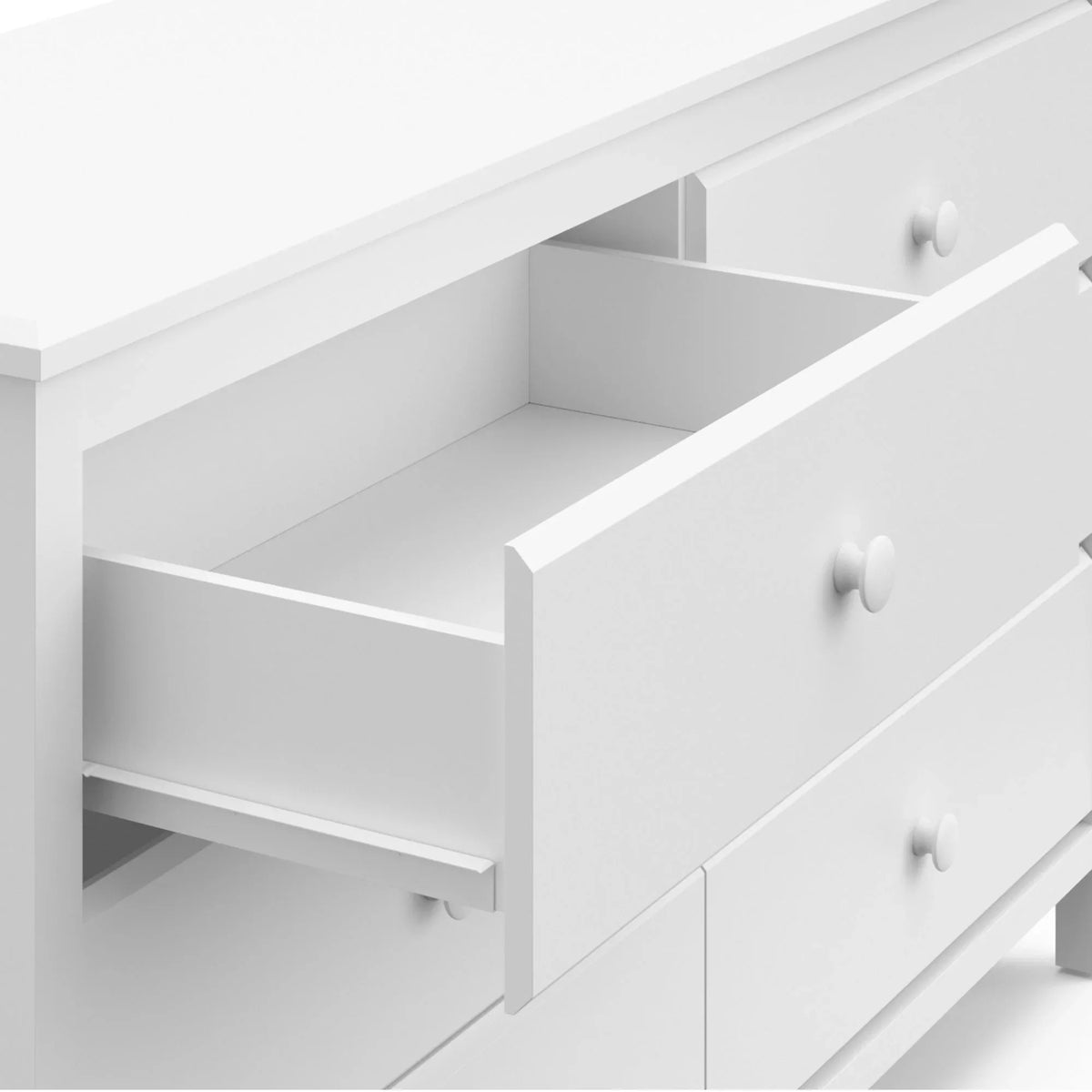 Storkcraft Alpine 6 Drawer Nursery Double Dresser, Olive