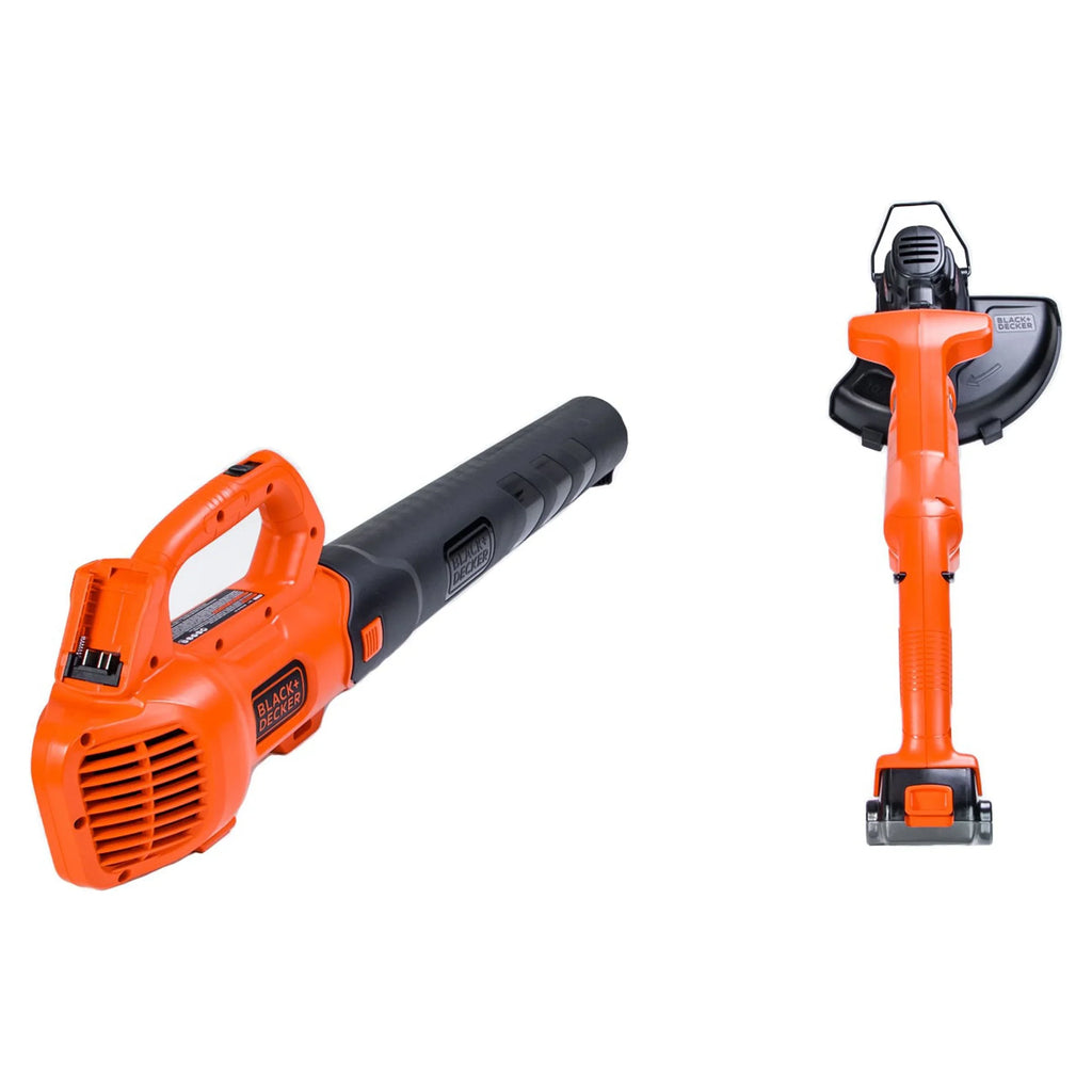 BLACK+DECKER 20V MAX* Leaf Blower and String Trimmer Combo Kit, (BCK279D2)