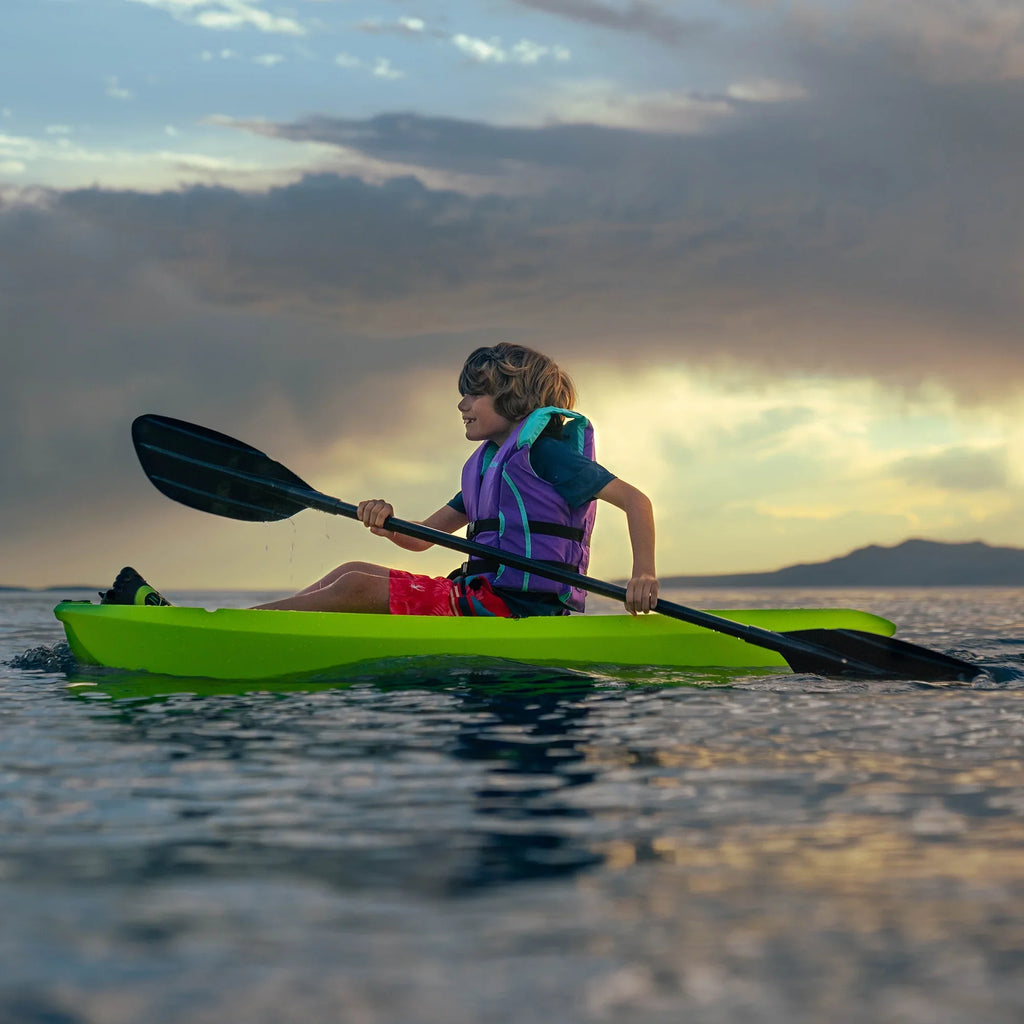 Lifetime Relay 65 in. Sit-on-Top 100 lb. Weight Capacity Youth Kayak, Chartreuse (91323)