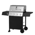 Expert Grill 4-Burner Gas Grill, Stainless Steel/Black