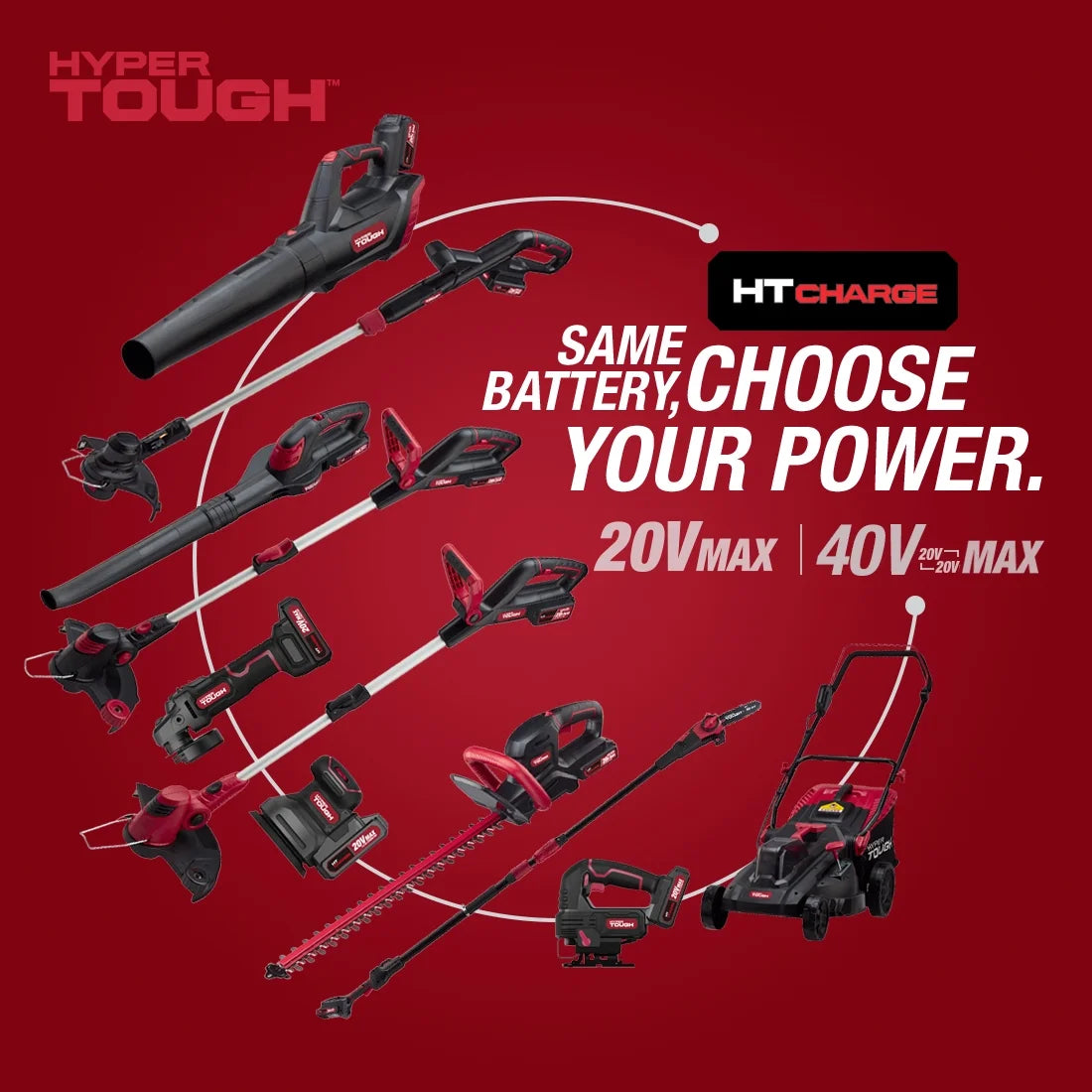 Hyper Tough 20V Max 110 mph 420 Cfm 4.0Ah Brushless Handheld Battery Blower, HT22-401-03-01