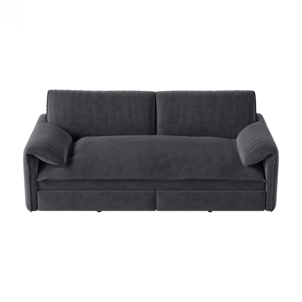 66" Queen Pull Out Sofa Bed, 3-in-1 Convertible Sleeper Sofa with Side Storage,Multi-Functional Velvet Loveseat Bed for Living Room,Bedroom