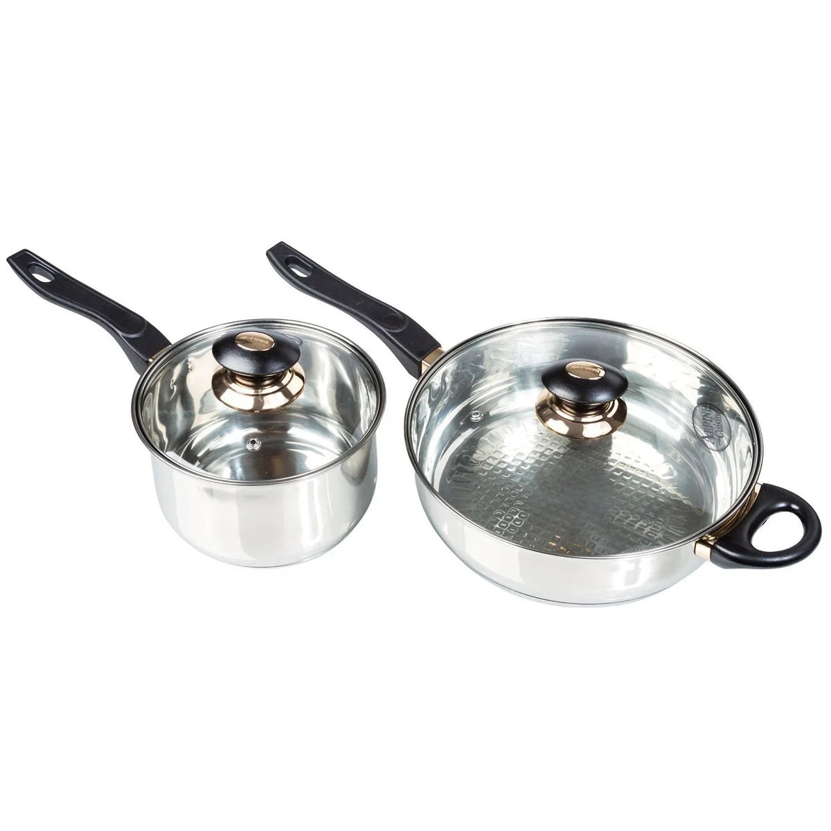 Imperial Home Chef Quality 12 Piece Stainless Steel Cookware Set