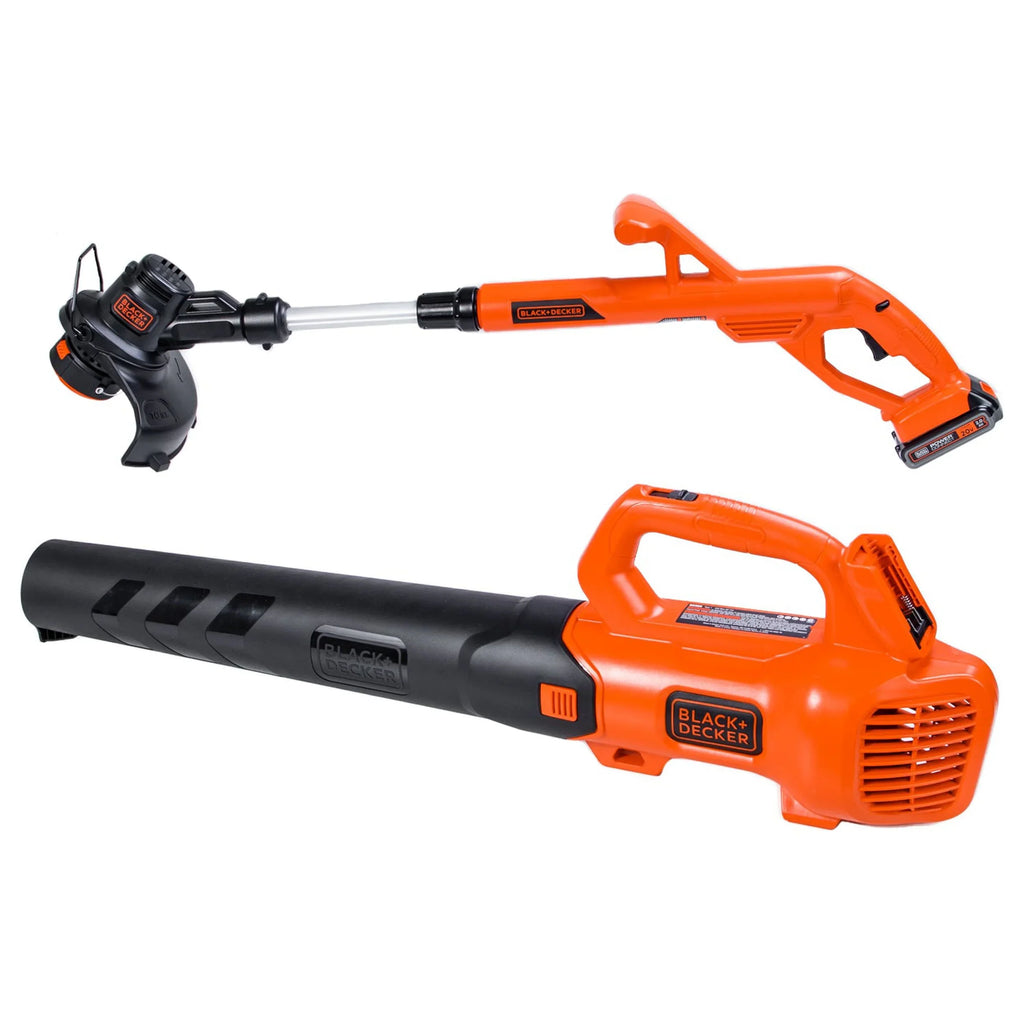 BLACK+DECKER 20V MAX* Leaf Blower and String Trimmer Combo Kit, (BCK279D2)
