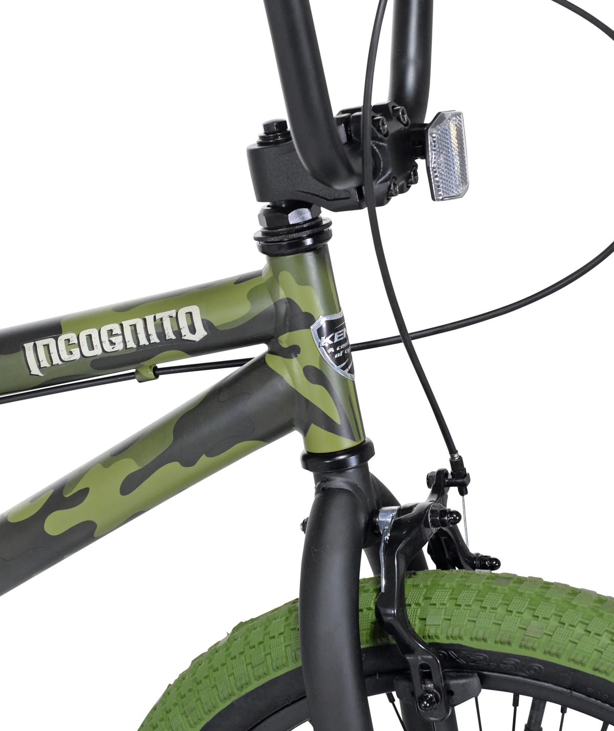 20" Kent Incognito BMX Kids Bicycle, Child Ages 7-13 Years, Green Camouflage