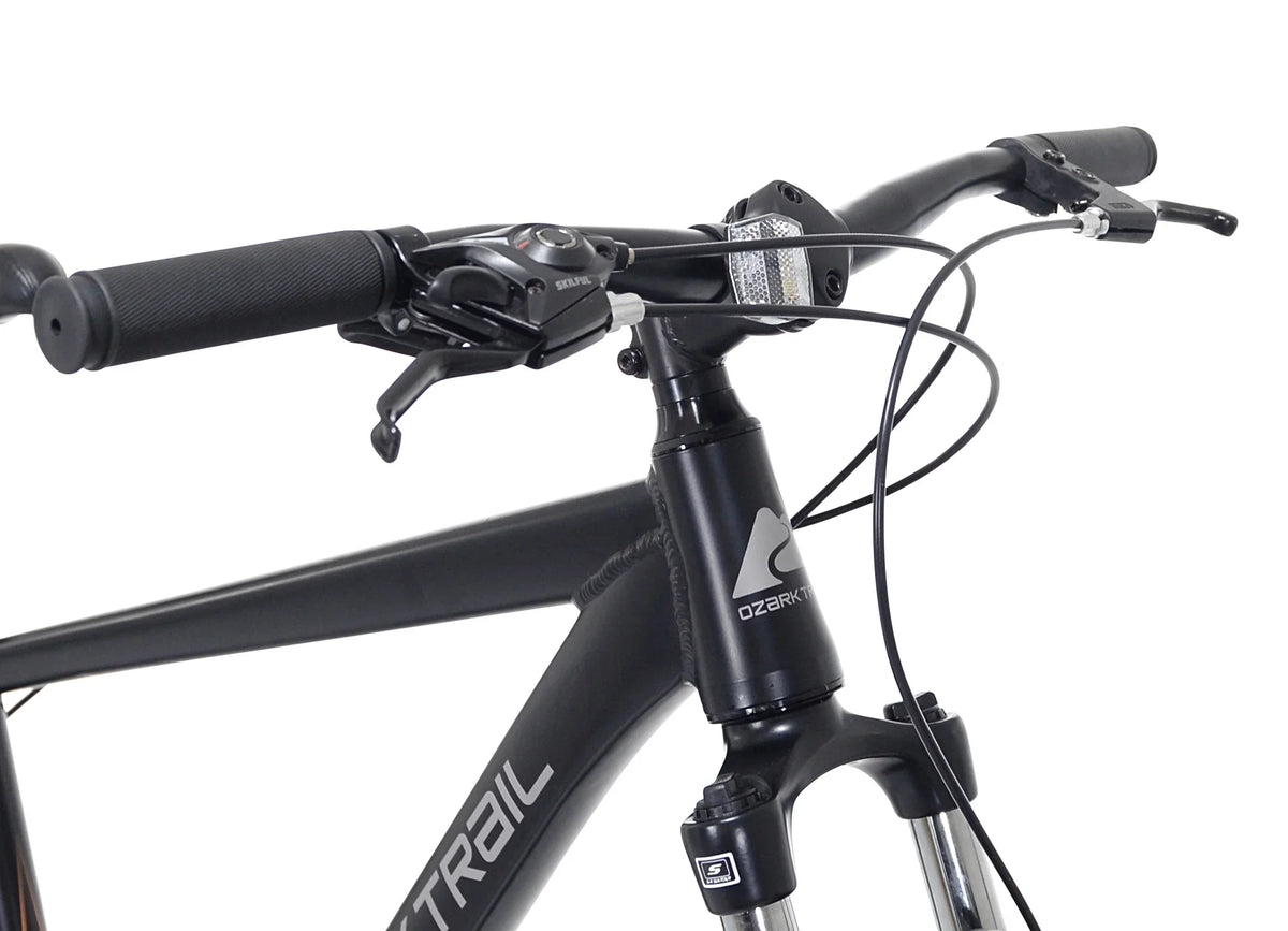 Ozark Trail 27.5" Vibe Mountain Bicycle, Small Frame, Fits Riders 5'0" - 5'6", Black, Adult, Unisex