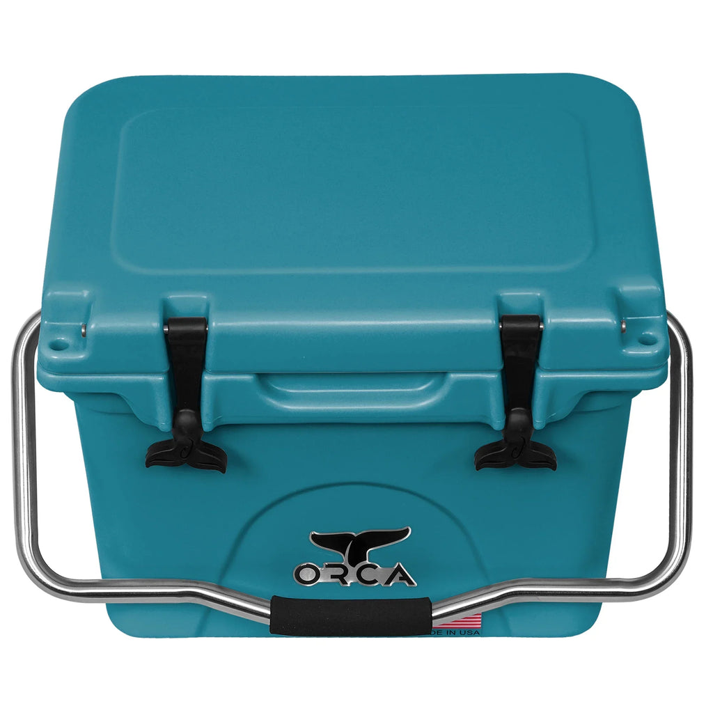 ORCA 20 Quart Hard Side Cooler Insulated Ice Chest, Starboard Blue
