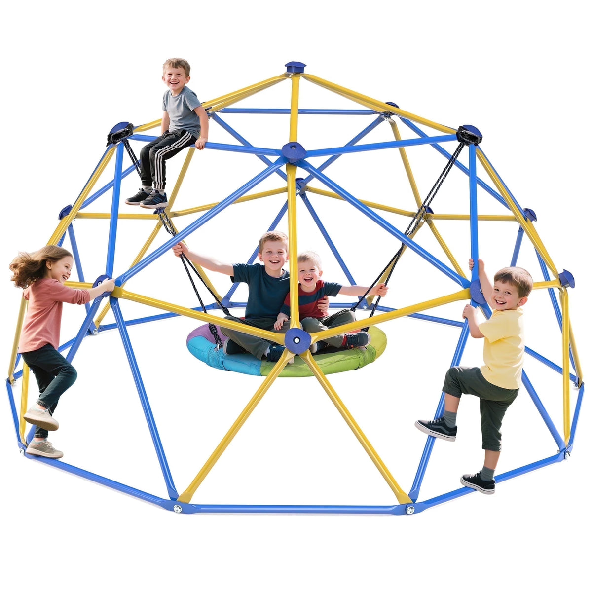 WOSTOO 10FT Climbing Dome,Kids Dome Climber Jungle Gym Outdoor Toddler Play Set for Kids 3-10 Year Outdoor Play, Supports up to 880lbs