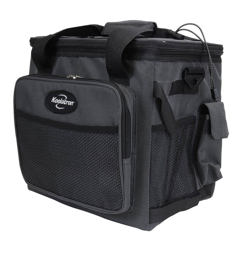 Koolatron Thermoelectric Iceless Electric Cooler Bag, 12Volt 26 qt (25 L) Black Gray