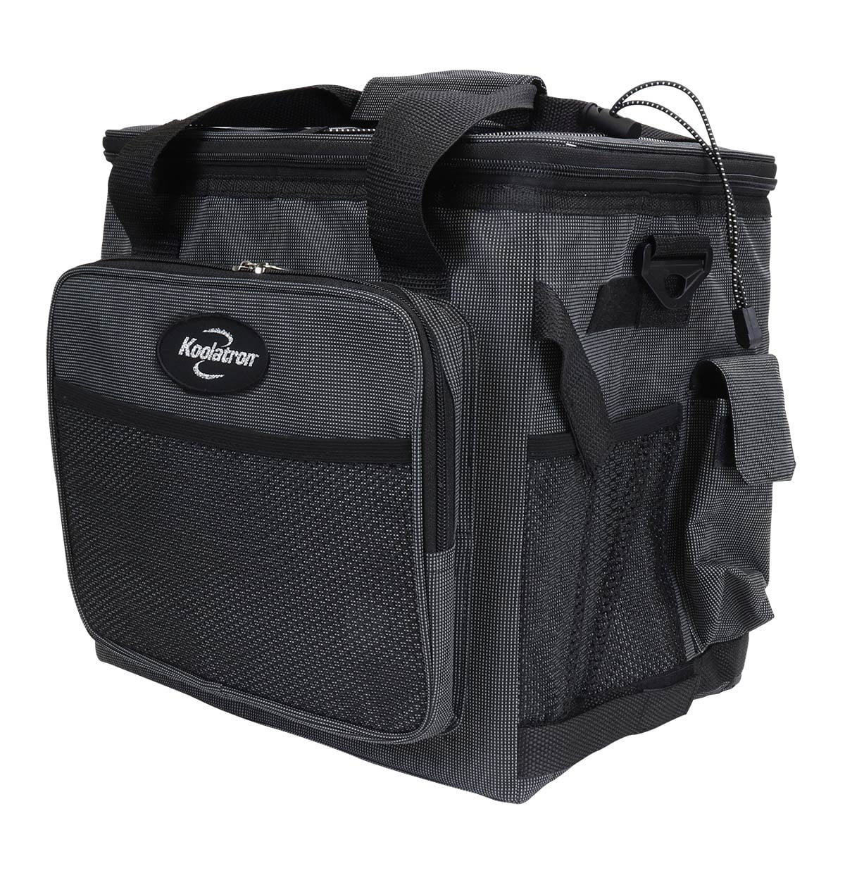 Koolatron Thermoelectric Iceless Electric Cooler Bag, 12Volt 26 qt (25 L) Black Gray