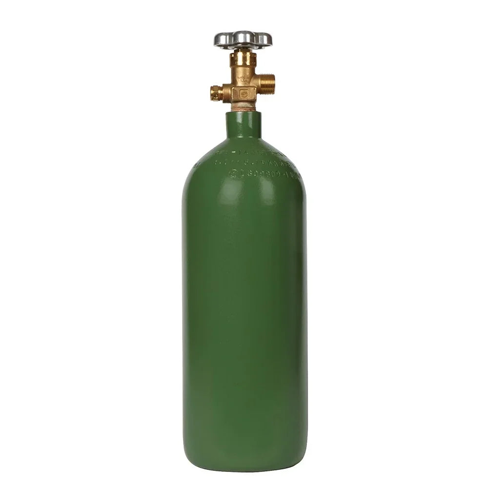 Steel Acetylene MC & 20 Cu ft Steel Oxy-Acetylene Welding Cylinder Set, 10 Cu ft, 2 Count