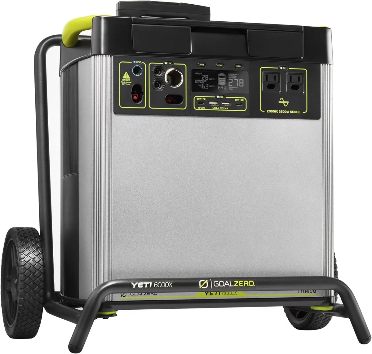Goal Zero Yeti 6000X Portable Power Station 6071Wh Battery Generator for Home Backup, Camping