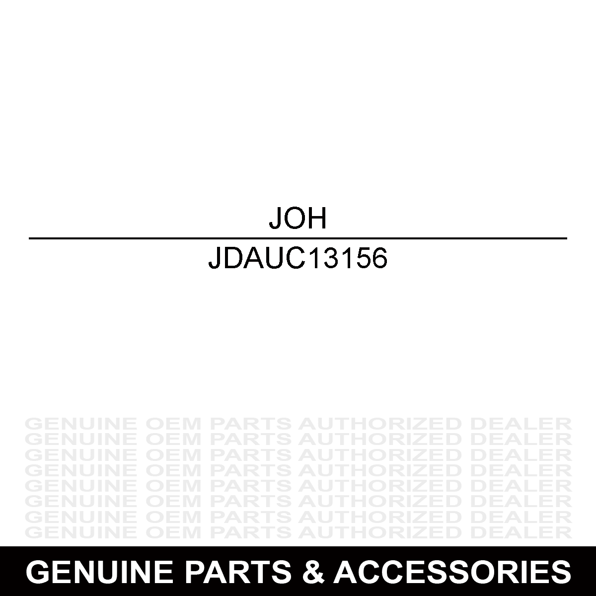 John AUC13156 48TD Mower Deck D150 E140 L120 L130 LA165 S140 S170 X165 X166 X167