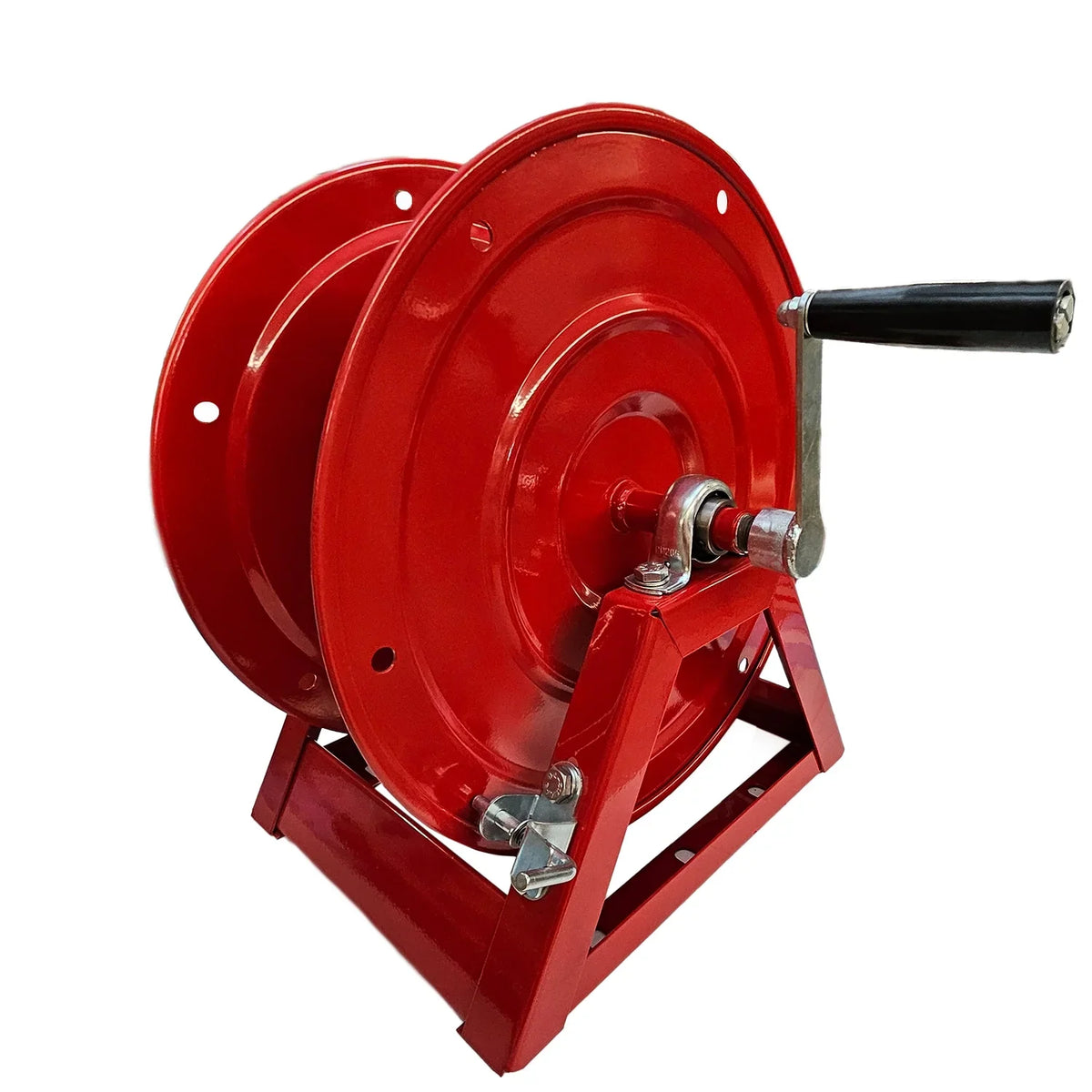 Pressure Washer Hose Reels Heavy Duty 3/8" x 300ft,5000 PSI with Hand Crank Steel Reels for Power Washers | Outdoor Hose Reels for Water, Air, Liquid Use | Industrial-Grade Sturdy Frame Hose Reel