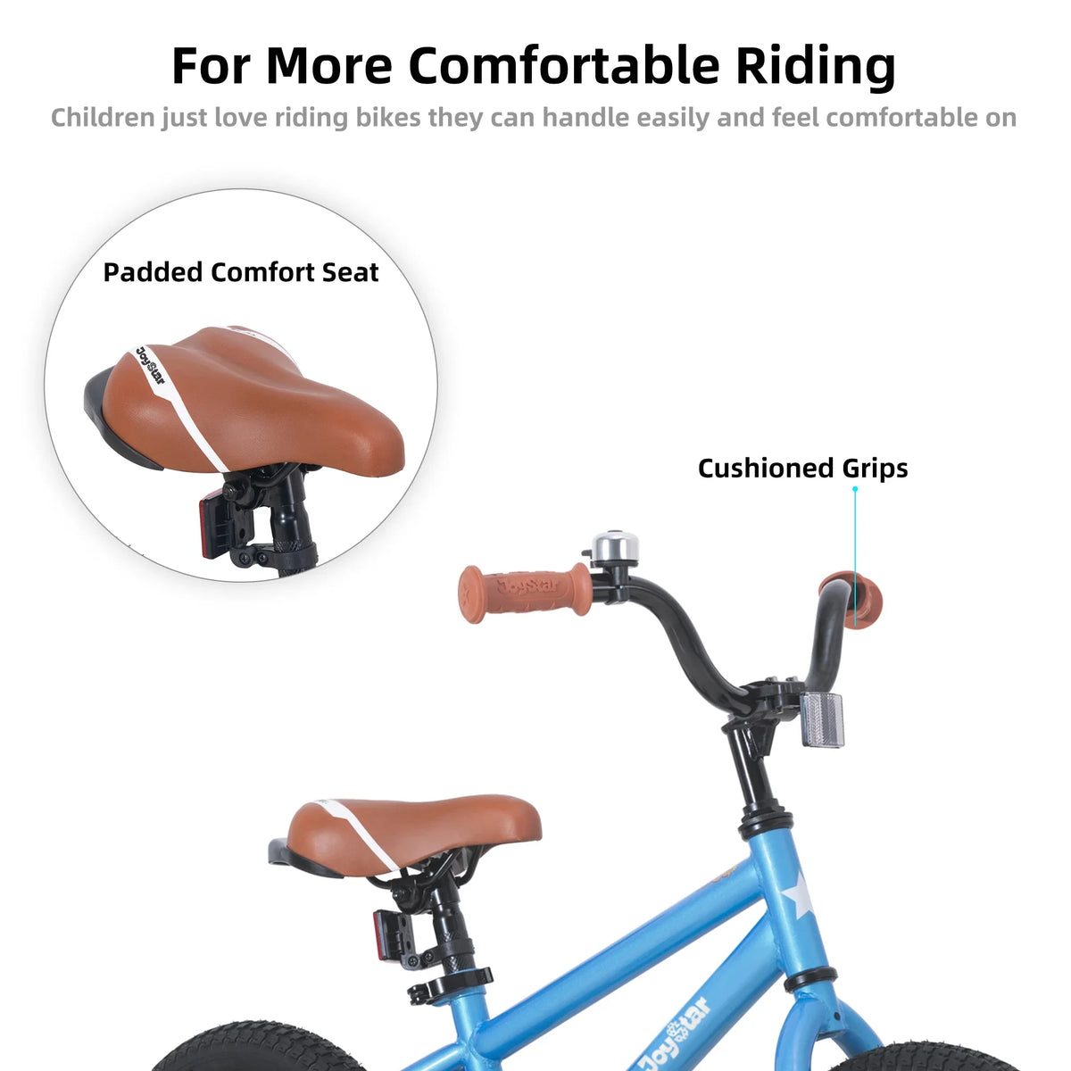 JOYSTAR Kids Bike for Ages 2-12 Years Old Boys Girls, 12-20 Inch BMX Style Kid's Bikes, Multiple Colors