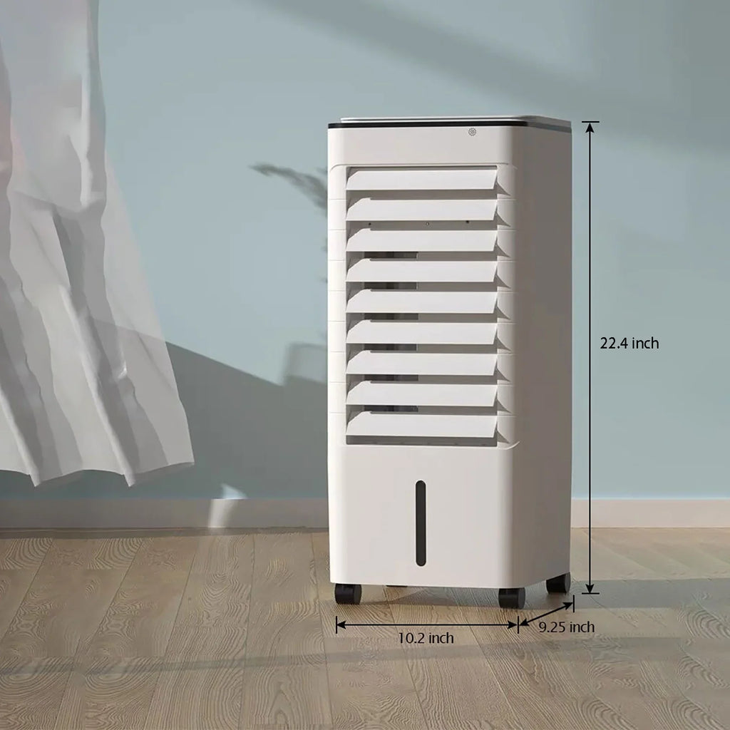 Caynel 3-in-1 Evaporative Portable Air Cooler Fan/ Humidifier with 12H Timer& Remote Control, 110v