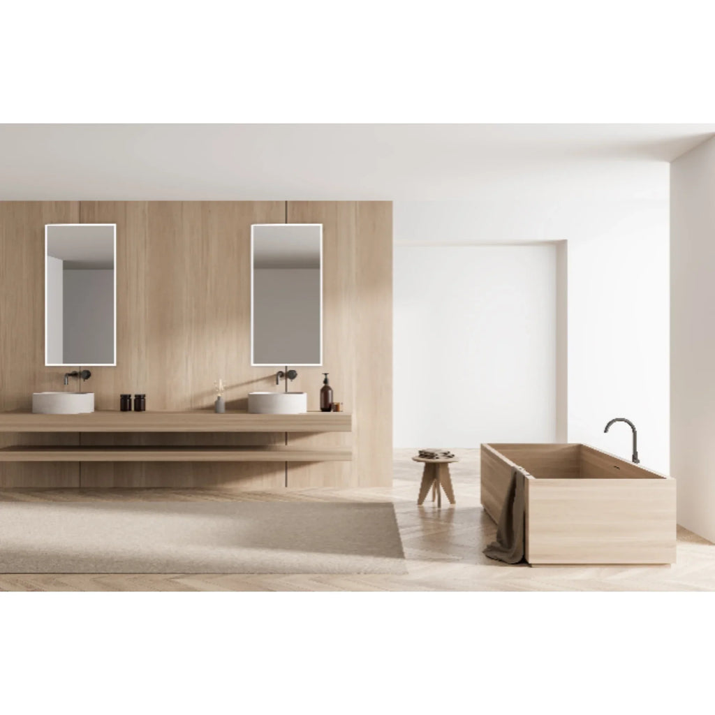Modern Mirrors Astral Lighted Bathroom Vanity Mirror, Wall Mirror with Dimmable Daylight LED Lighting