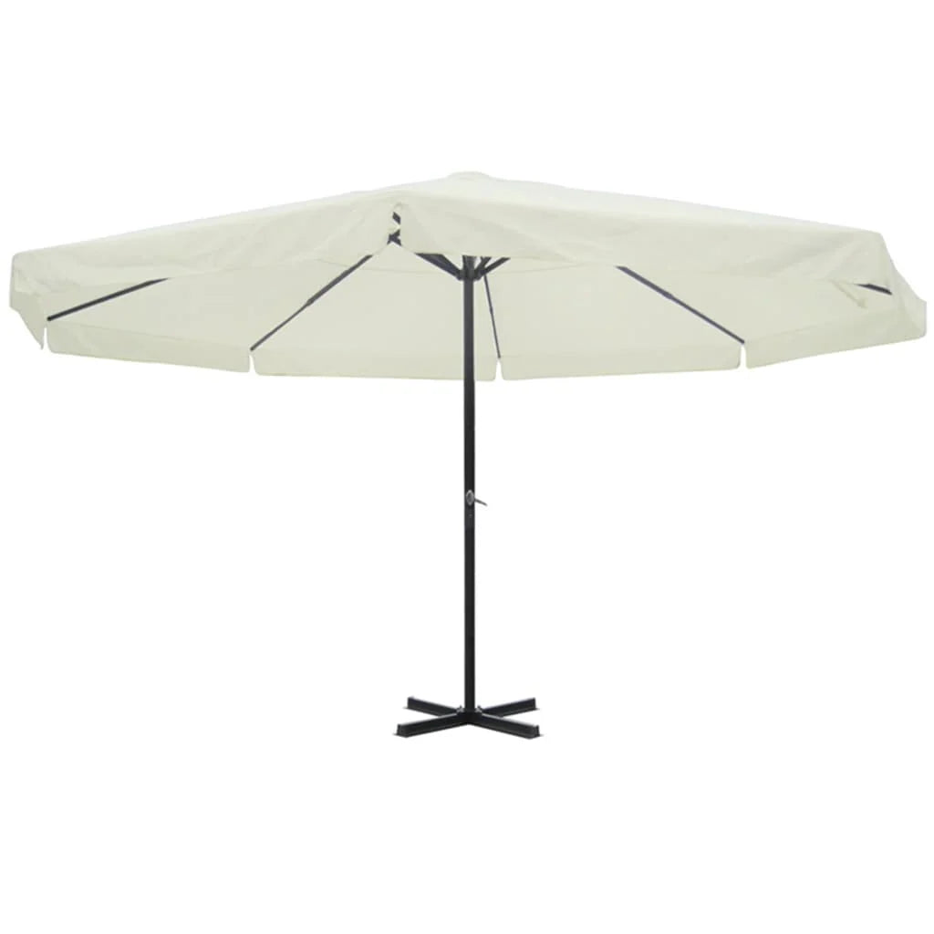 vidaXL Garden Parasol Azure Blue Polyester with PA coating Large