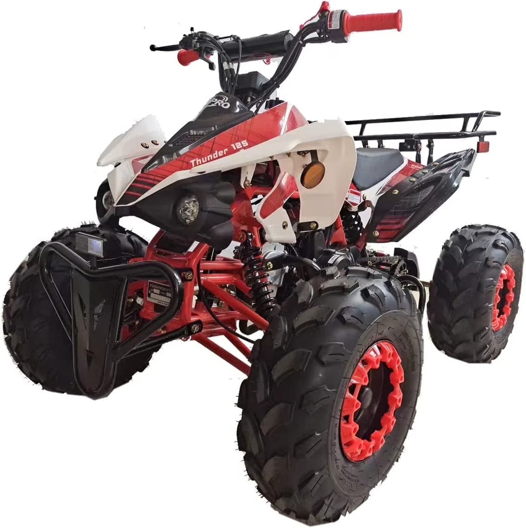 X-Pro Brand 125cc ATV with Automatic LED Headlights