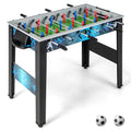 Costway Foosball Table Game Set with 2 Footballs, Black, 22.9 lb