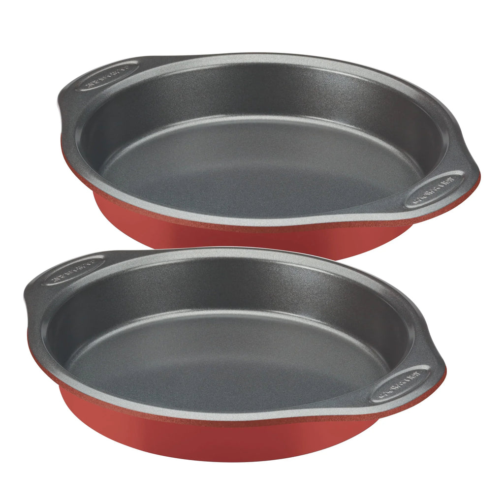 Rachael Ray 15-Piece Nonstick Pots and Pans Set/Cookware Set, Marine Blue