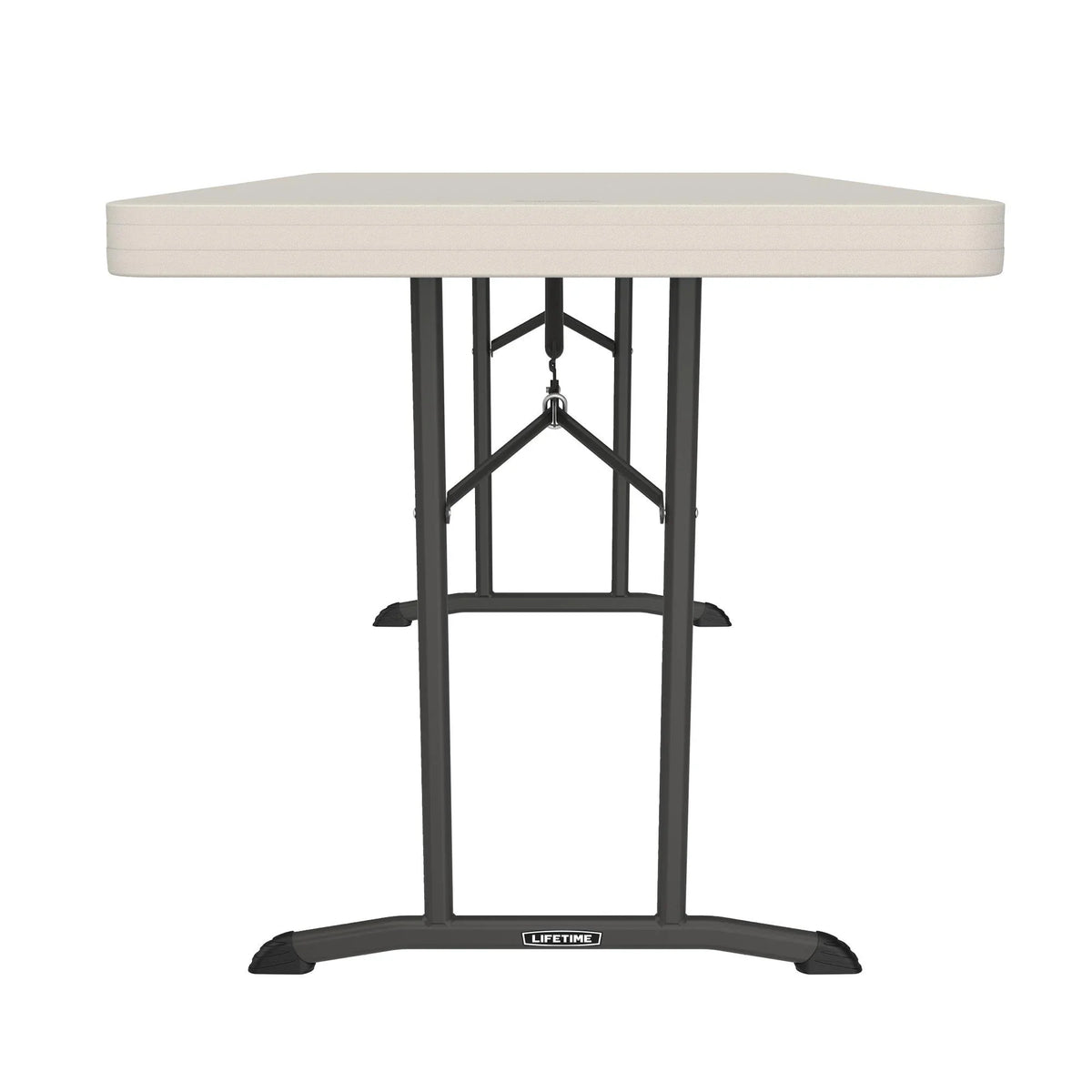 Lifetime 4 Foot Rectangle Folding Table, Indoor/Outdoor Commercial Grade, Almond (80568)