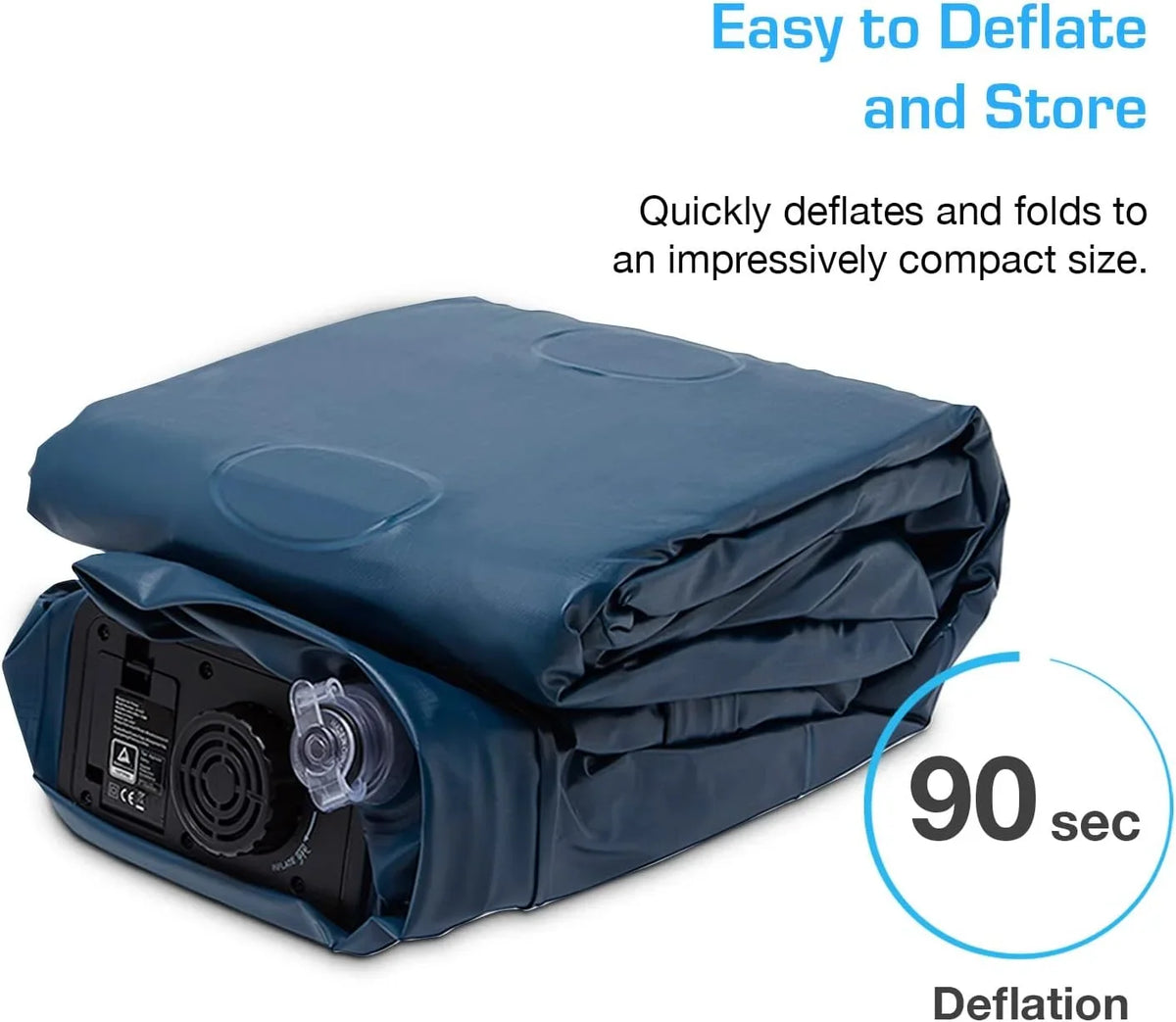 Active Era 18 Inch Twin Air Mattress, Air Bed with Built In Pump & Raised Pillow