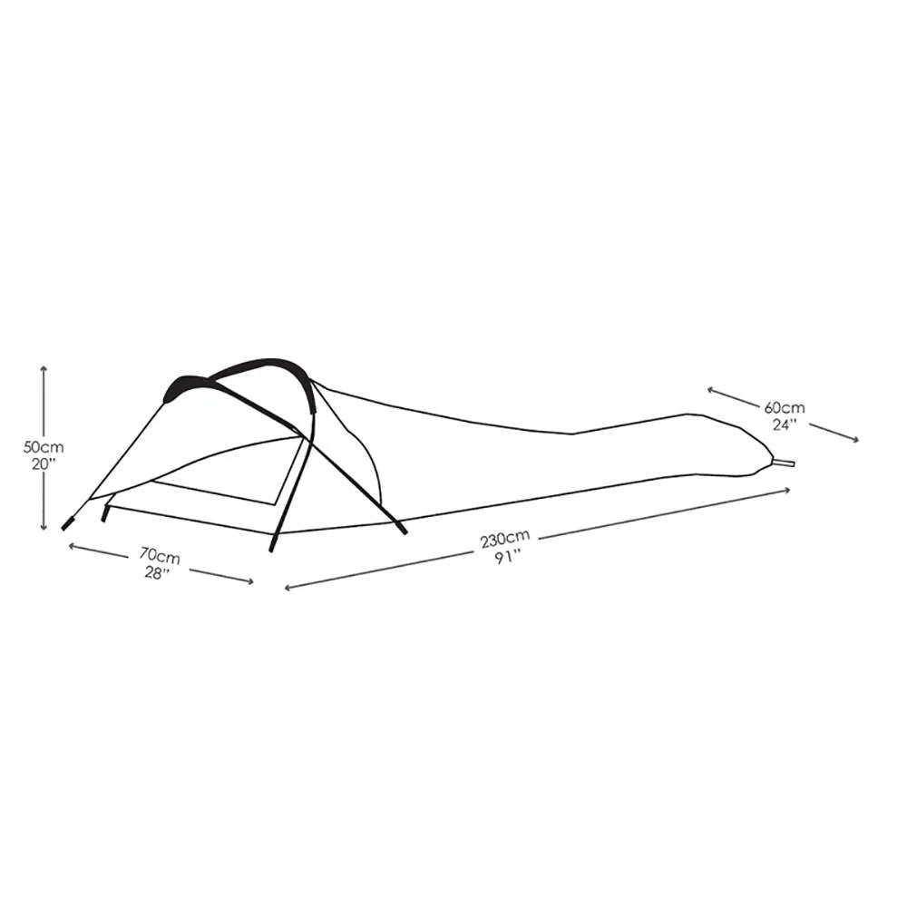 Snugpak Stratosphere Ultra Compact 1 Person Backpacking Camping Bivvi Shelter