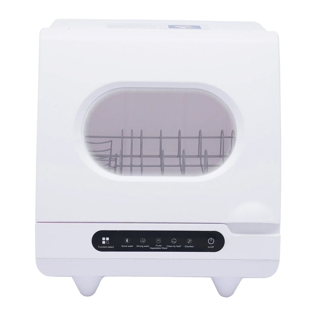 FETCOI Portable Countertop Portable Countertop Dishwasher Compact Dishwasher 5 Programs