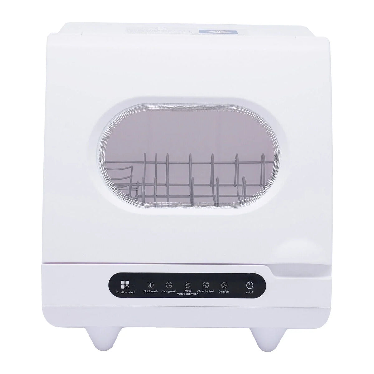 FETCOI Portable Countertop Portable Countertop Dishwasher Compact Dishwasher 5 Programs