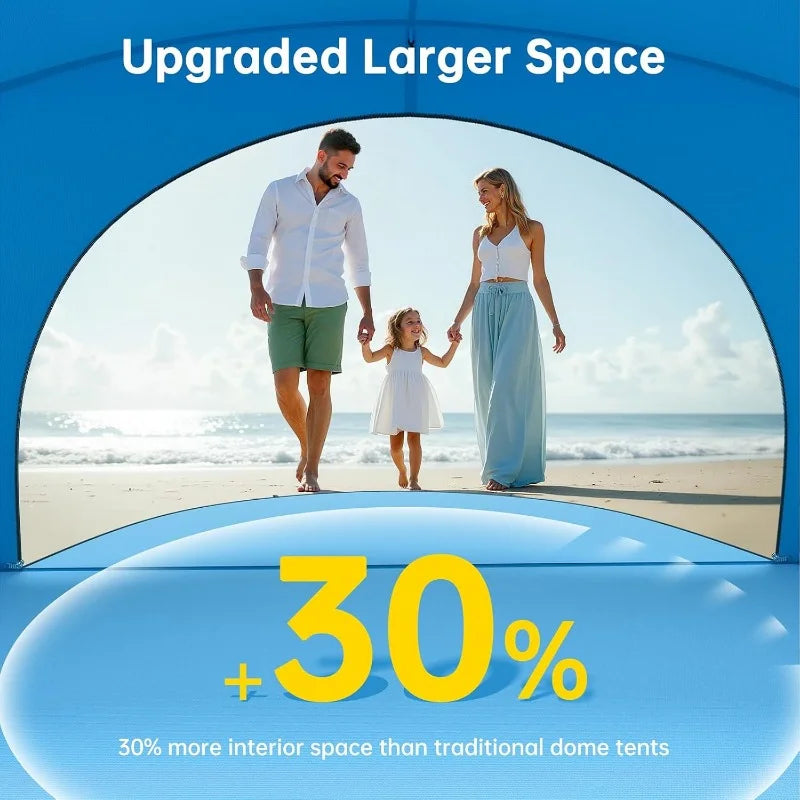 UPF50+ UV Protection Beach Shade Tent – Sun Shelter for Beach Days
