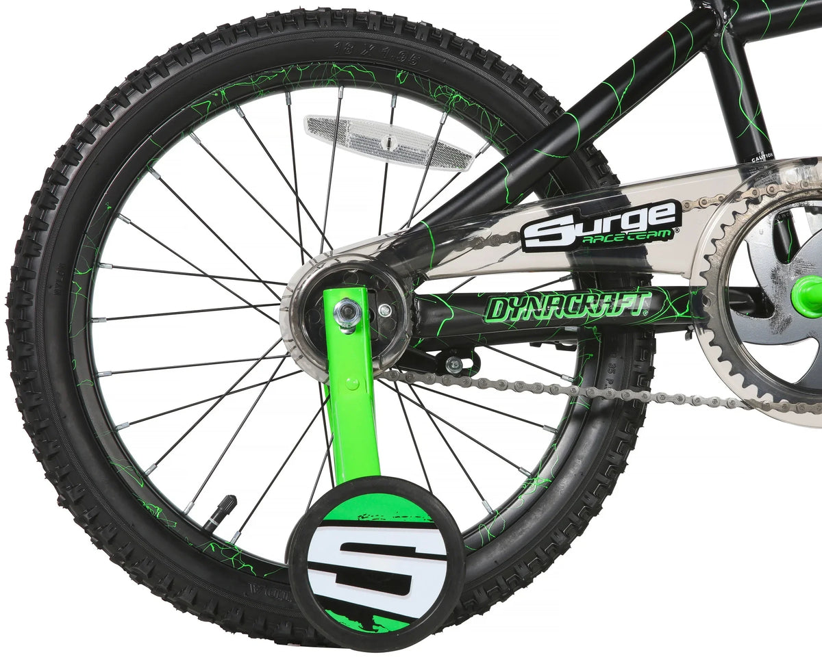 18" Dynacraft Surge Boys BMX Bike, Children Age 6-9 Years, Green