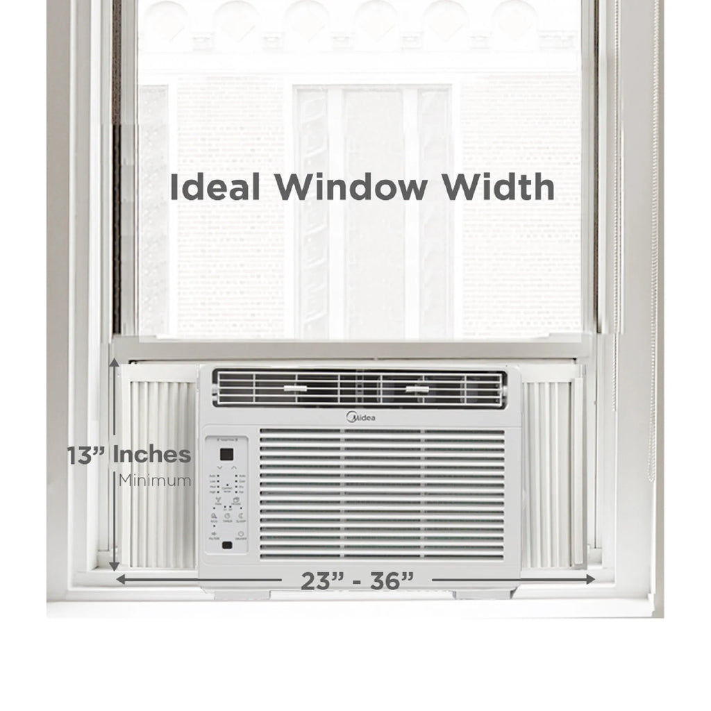 Midea 5,000 BTU Window Air Conditioner, 150 Sq. Ft., White, New