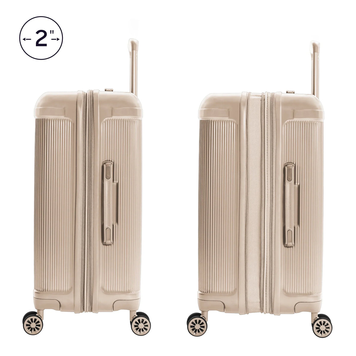 iFLY Hardside Rise 28" Large Checked Luggage, Sand