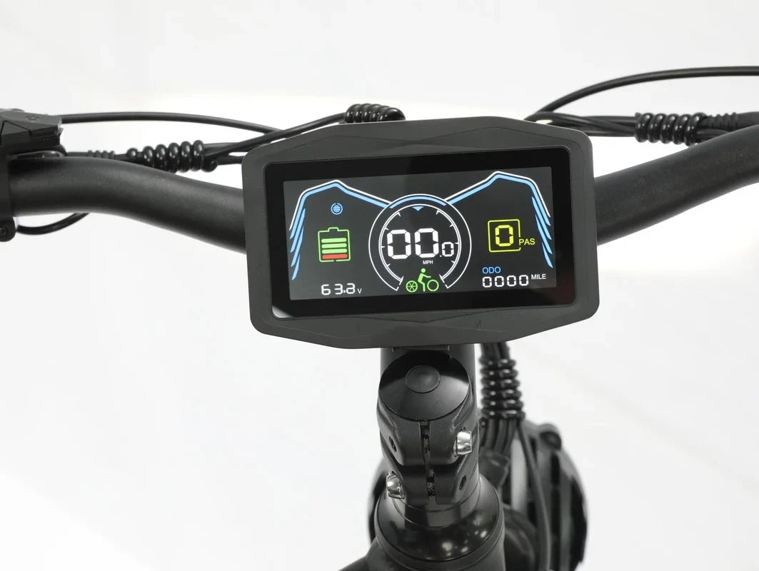 5000W (Peak) Electric-Bike for Adults, 60V 25AH Battery Electric Motorcycle, Dual-Motor-Ebike 50MPH Ebike, 26*4.0 Fat Tire Electric-Bicycle, AWD 21-Speed Mountain Bike for All-Road UL 2849