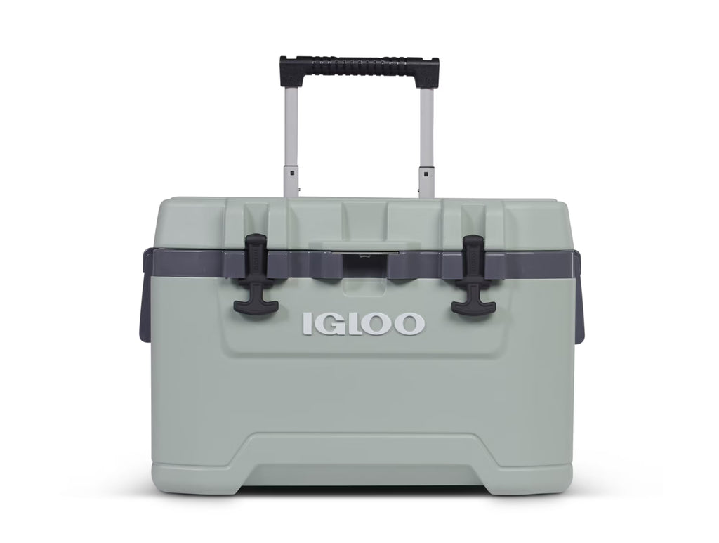 Igloo 52 QT Overland Ice Chest Cooler with Wheels, Gray