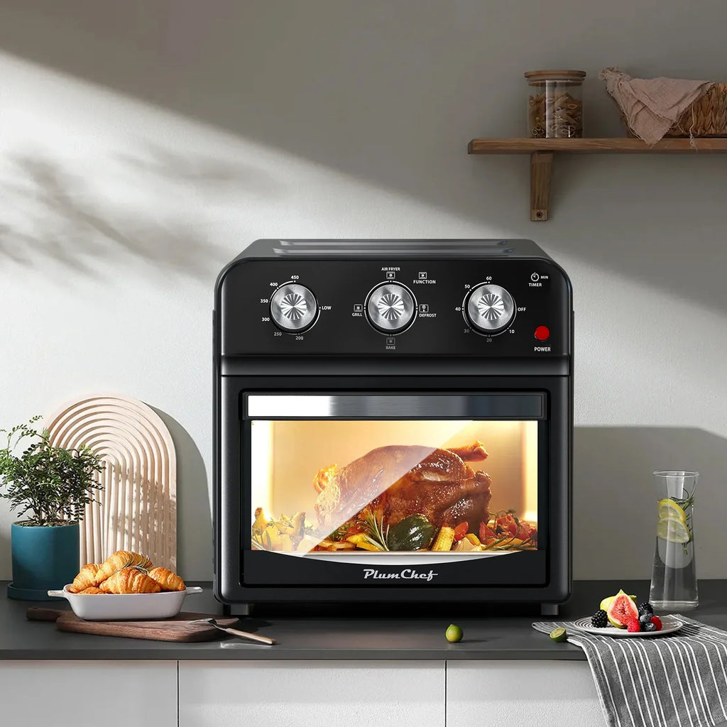 Segmart Air Fryers Oven, 5.3Qt Air Fryer with Viewing Window, 7 Presets, Digital Touchscreen, Dishwasher-Safe Basket, 1350W, Cream White