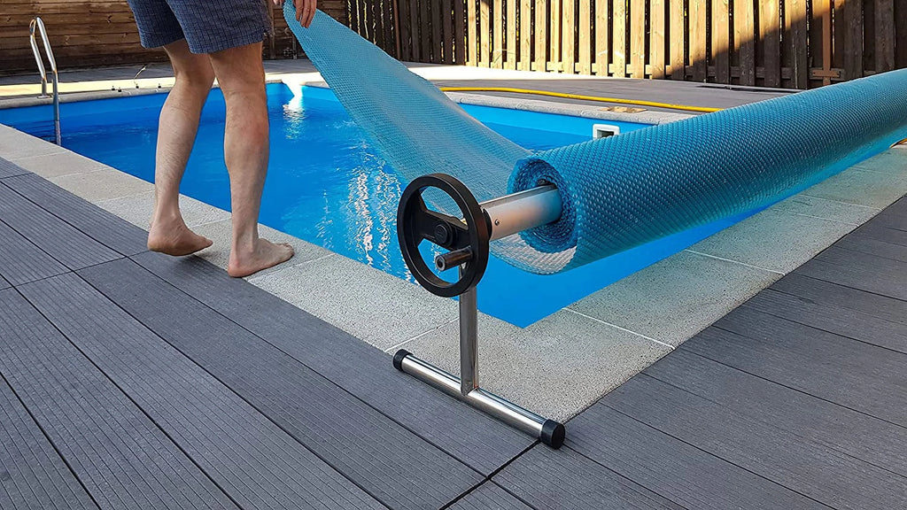 SunHeater UV Resistant Pool Covers, Blue, 12' x 24'